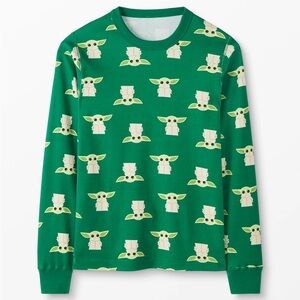 Hanna Andersson Baby Yoda pajama top